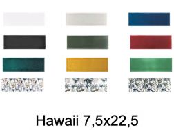 Hawaii 7,5x22,5 cm - Wall tile, design