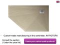 Shower tray, corner drain - PENTAGONE 2525 LEFT