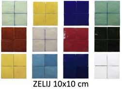 ZELIJ SPECIAL 10x10 cm - wall tile, zellige style.