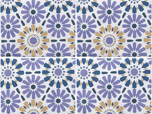 Zelij Decor Tanger 10x10 cm - wall tile, zellige style.