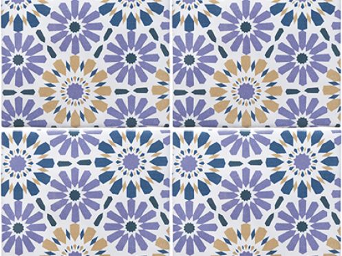 Zelij Decor Tanger 10x10 cm - wall tile, zellige style.