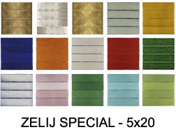 ZELIJ SPECIAL 5x20 cm - wall tile, zellige style.