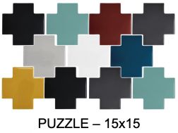 PUZZLE 15x15 cm - Wall tile, design