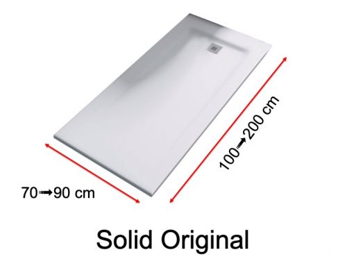 Shower tray, design in Solid Surface - ORIGINAL