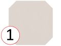 TENDER 20 x 20 cm - Floor tiles, octagonal with taco