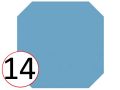 TENDER 20 x 20 cm - Floor tiles, octagonal with taco