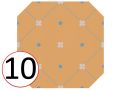 TENDER 20 x 20 cm - Floor tiles, octagonal with taco