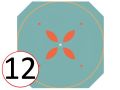 TENDER 20 x 20 cm - Floor tiles, octagonal with taco