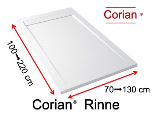 Shower tray, drain - CORIAN � RINNE XL