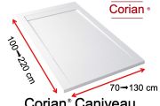 Shower tray, drain - CORIAN ® RINNE XL