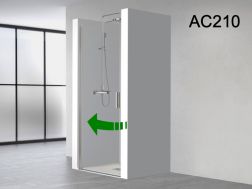 Shower door, hinged - AC210