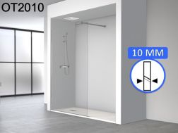 Shower screen, 10 mm fixed glass - OT2010