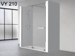 Shower door, sliding, 8 mm glass - VY210