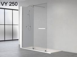 Shower screen, sliding, 8 mm glass - VY250