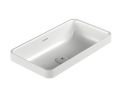 Washbasin, wall-hung or countertop, in mineral resin - ROSETTE 58
