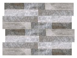 Ordino Grey 8 x 44.2 cm - Wall tiles, stone facing effect