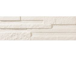 Tikal White 17 x 52 cm - Wall tiles, stone facing effect