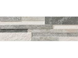 Tikal Grey 17 x 52 cm - Wall tiles, stone facing effect