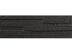 Tikal Black 17 x 52 cm - Wall tiles, stone facing effect