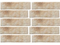 Tiziano Crema 7 x 28 cm - Facing brick effect wall tiles
