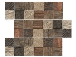 Taisha Roble 17 x 52 cm - Wood facing effect wall tiles