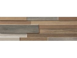 Tikal wood Montblanc Light 17 x 52 cm - Wood facing effect wall tiles