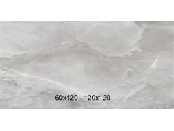 Akron Grey 60x120, 120x120 cm - Marble effect tiles