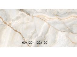 Eunoia Beige 60x120, 120x120 cm - Marble effect tiles
