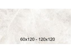 Gauguin Blanco 60x120, 120x120 cm - Marble effect tiles