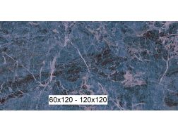 Matisse Cobalt 60x120, 120x120 cm - Marble effect tiles