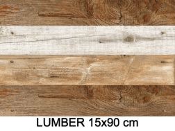 LUMBER - Wood parquet look tile