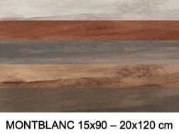 MONTBLANC - Wood parquet look tile