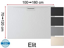 Shower tray, design front drain - ELIT