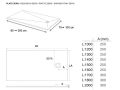 Extra-flat resin shower tray that can be cut to size - ARTISAN