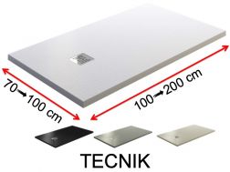 Shower trays, extra flat, non-slip - TECNIK