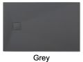 Shower tray, with resin drain cover - VULCANO COVER 100
