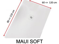 Shower tray custom, extra flat - MAUI SOFT