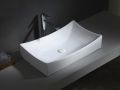 Washbasin, 66x40 cm, in white ceramic - TREND 416