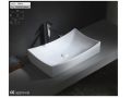 Washbasin, 66x40 cm, in white ceramic - TREND 416