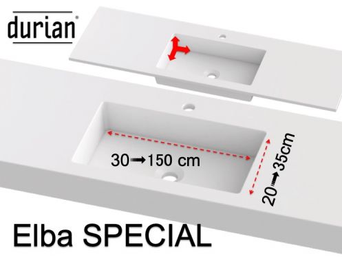 Vanity top, Solid-Surface Durian - ELBA SPECIAL