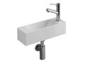 Washbasin, 15x42 cm, tap on the right - RECTO 42 A