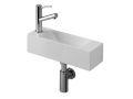 Washbasin, 15x42 cm, tap on the left - RECTO 42 B