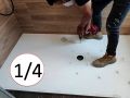 Repair plate, for shower trays, to be tiled or in resin - BANENOVA