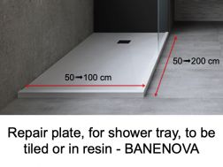 Repair plate, for shower trays, to be tiled or in resin - BANENOVA