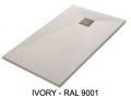 High-end custom-made mineral resin shower tray - EVEREST