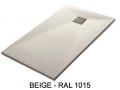 High-end custom-made mineral resin shower tray - EVEREST