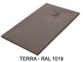 High-end custom-made mineral resin shower tray - EVEREST