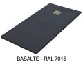 High-end custom-made mineral resin shower tray - EVEREST