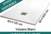 Shower trays, Acrystone® resin - VULCANO White 110