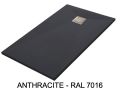 Shower trays, Acrystone resin - EVEREST Anthracite 200
